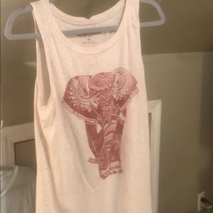 Lucky Brand Elephant Tank Top